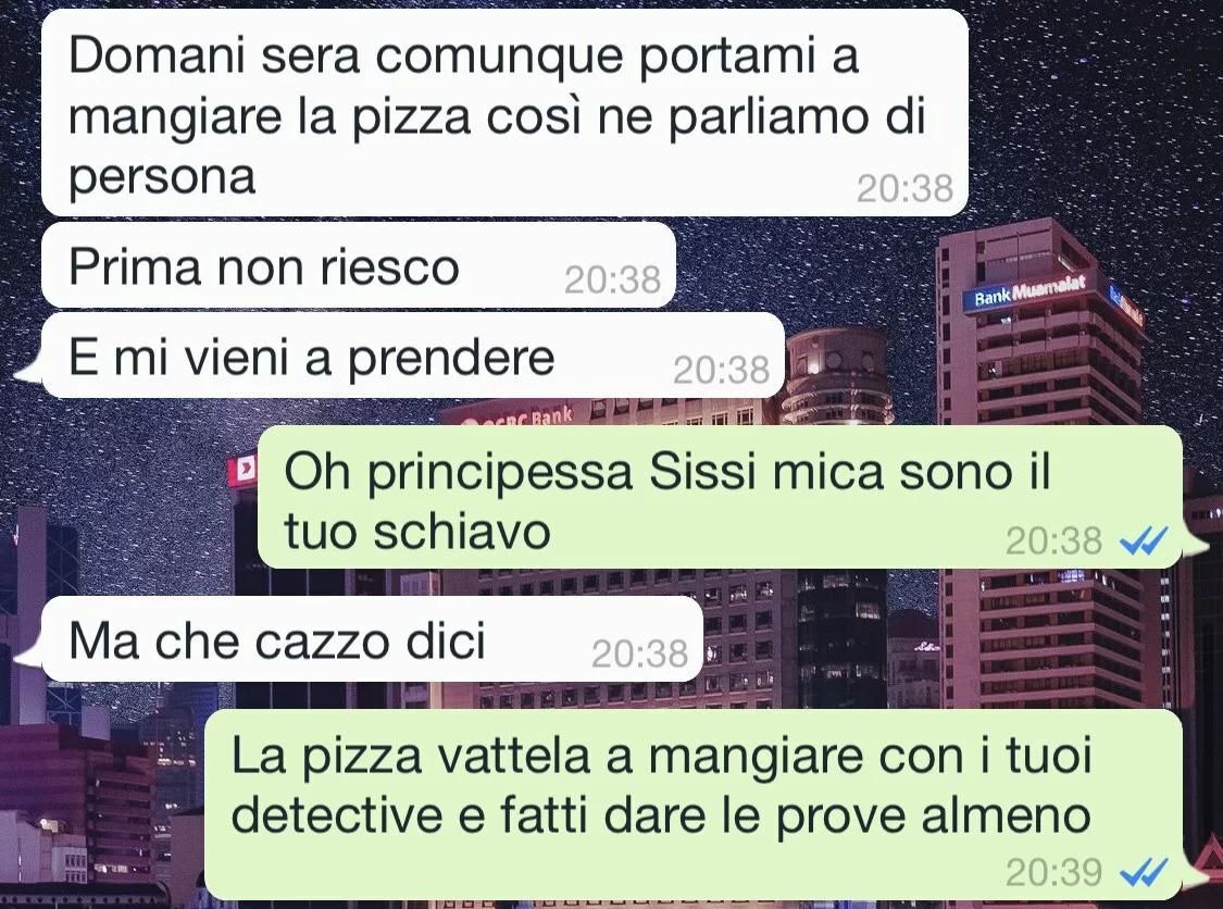 Prove di un tradimento