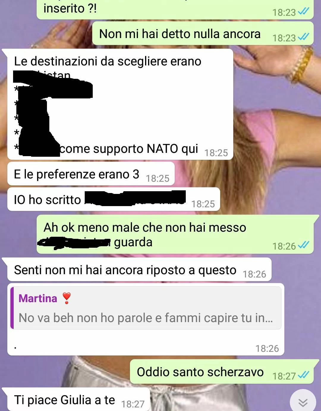 relazioni sentimentali tra militari