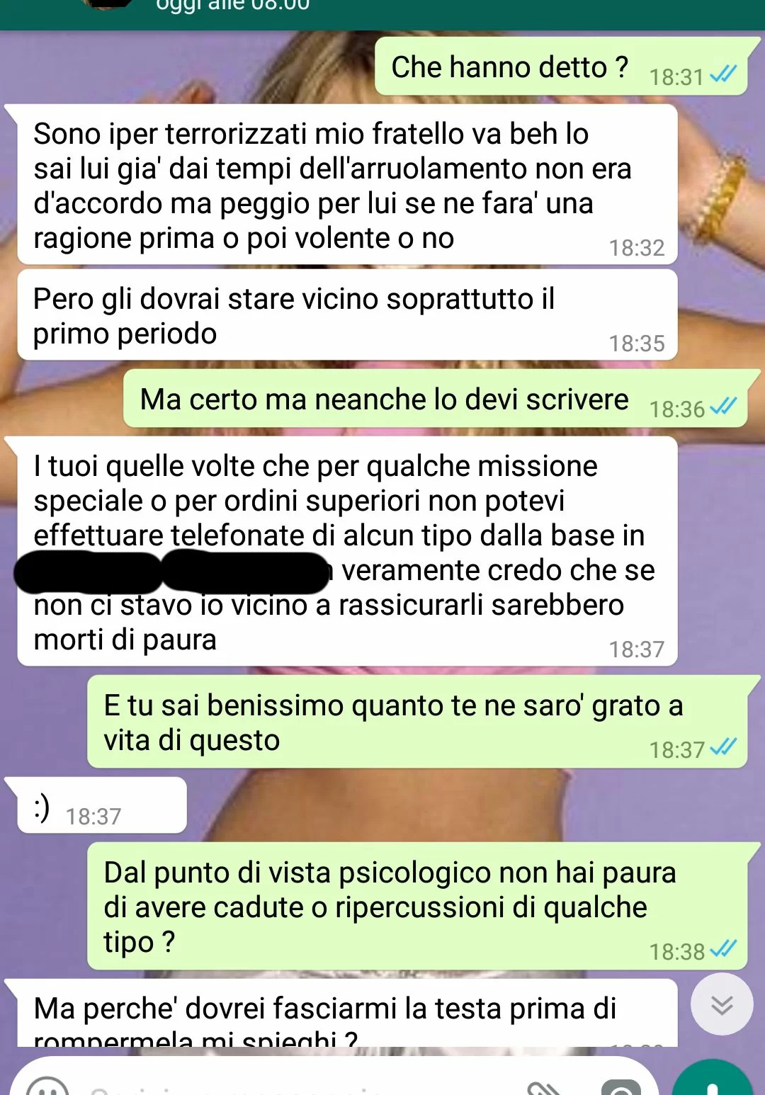 relazioni sentimentali tra militari