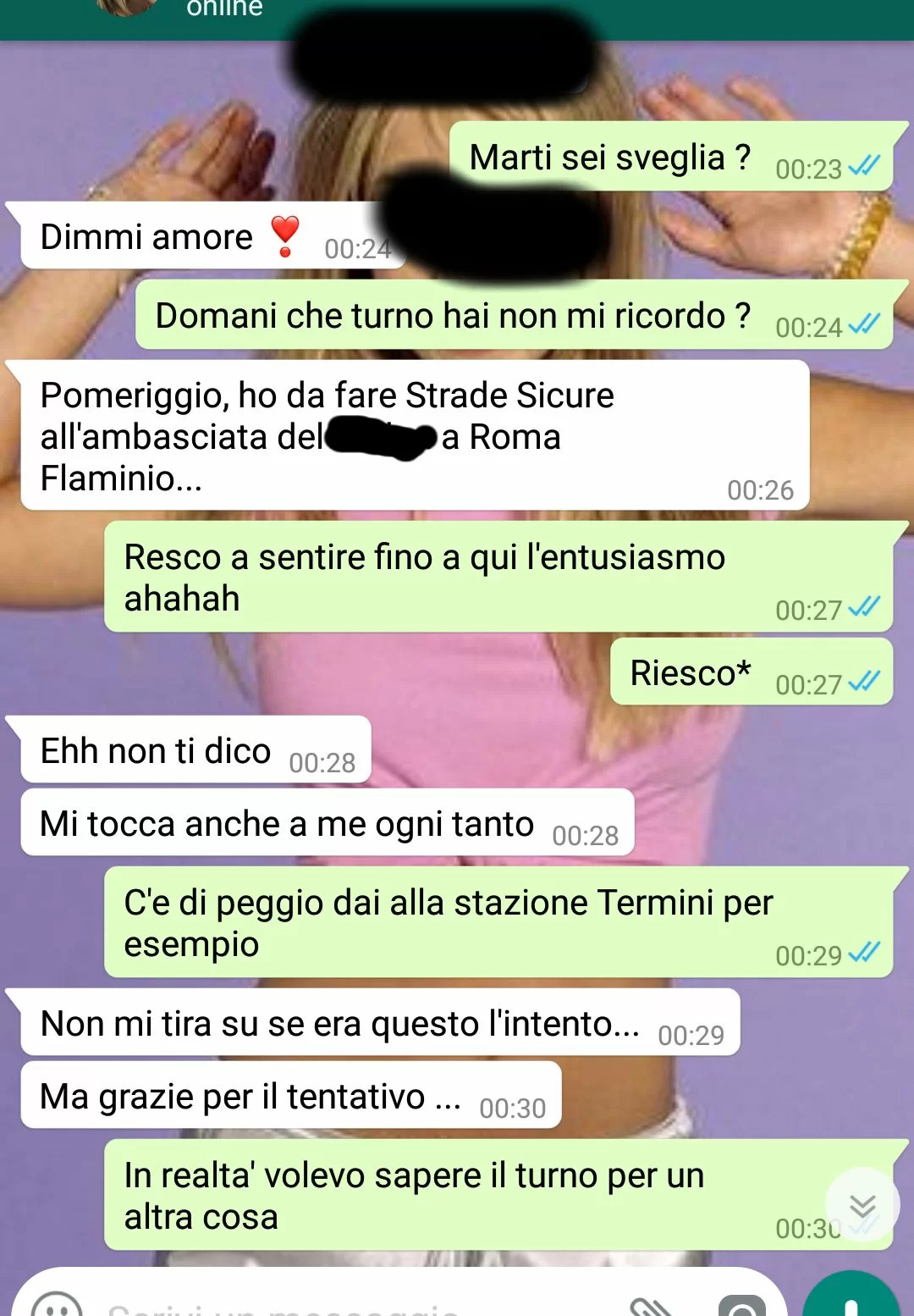 relazioni sentimentali tra militari