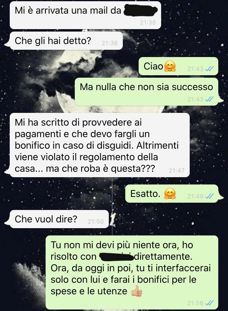 nuova coinquilina