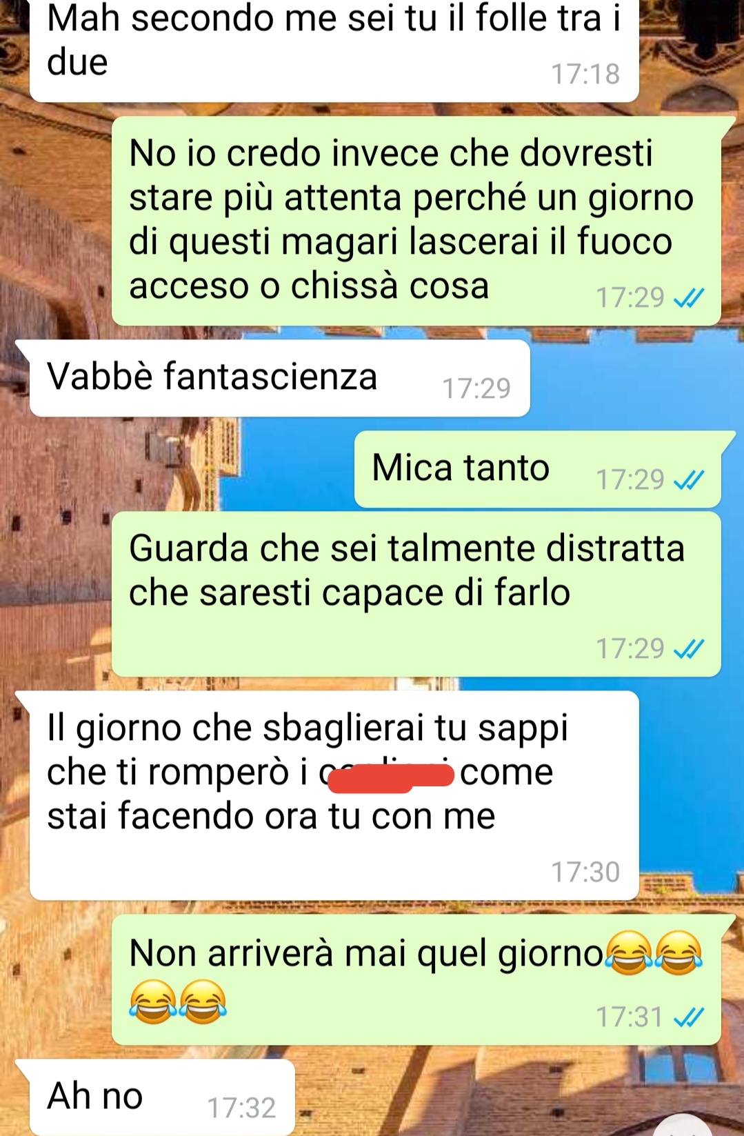 Una ragazza distratta