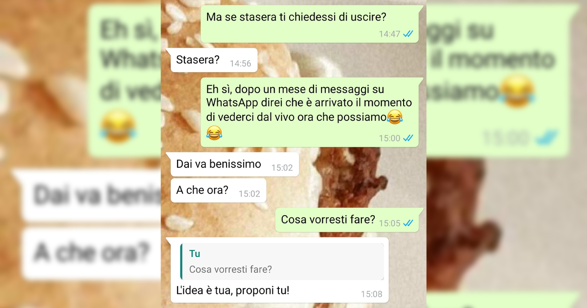 Il primo appuntamento