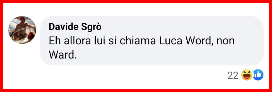 Luca Ward scatena il web: si dice piantare in "asso" o "Nasso"? [+COMMENTI]