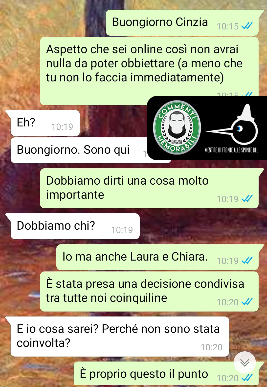 Cinzia, la coinquilina