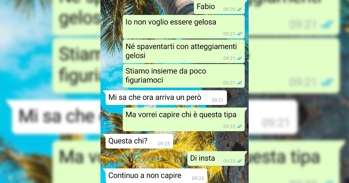 La relazione in vacanza