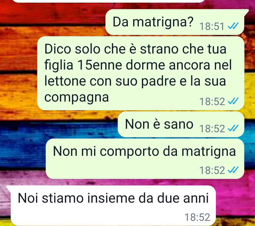 Dormire con papà