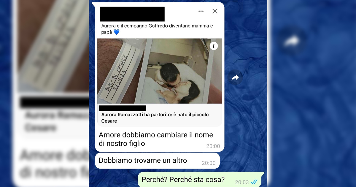 Il nome del figlio