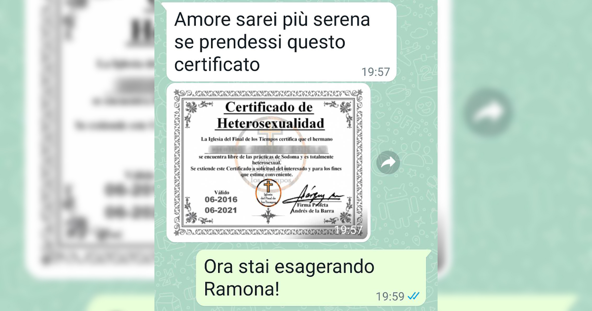 Il certificato