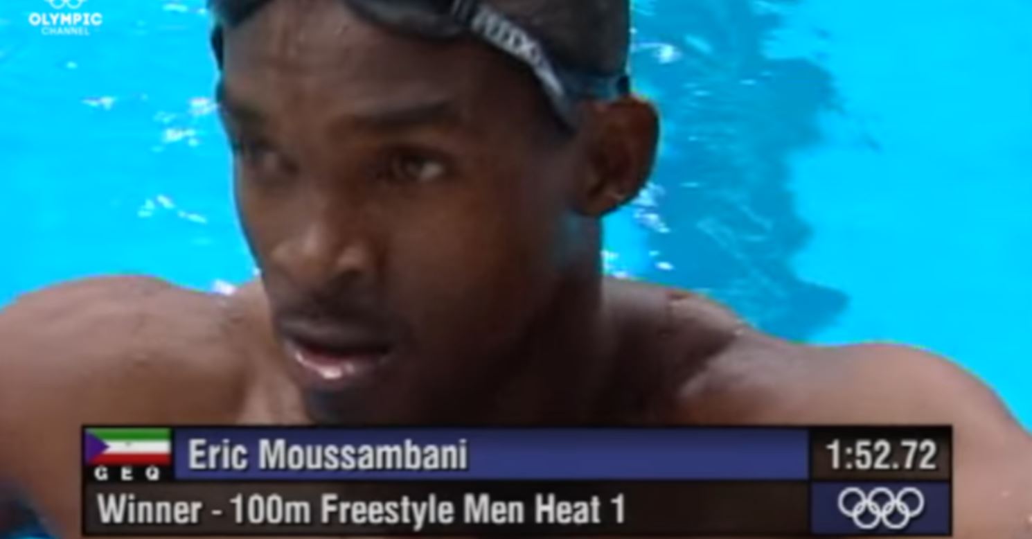 Eric Moussambani, l’atleta col peggior record nel nuoto della storia delle Olimpiadi