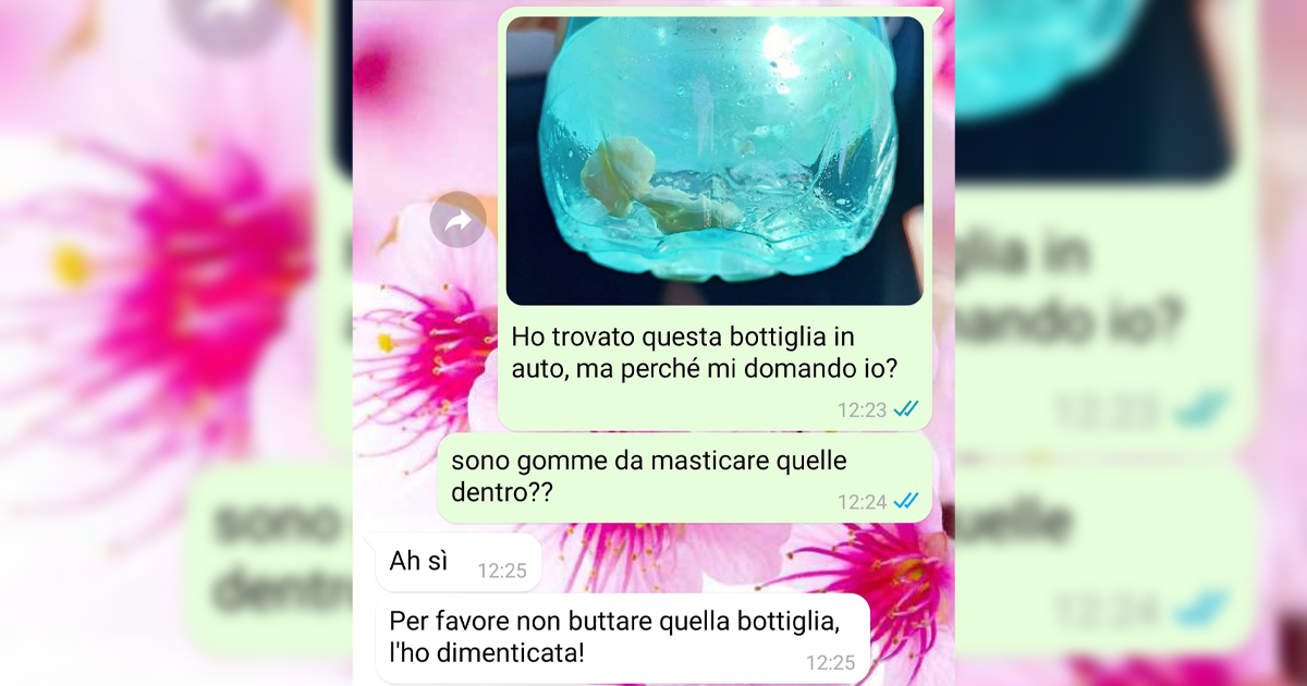 La gomma da masticare