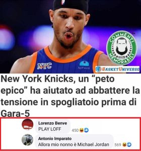 New York Knicks peto commenti